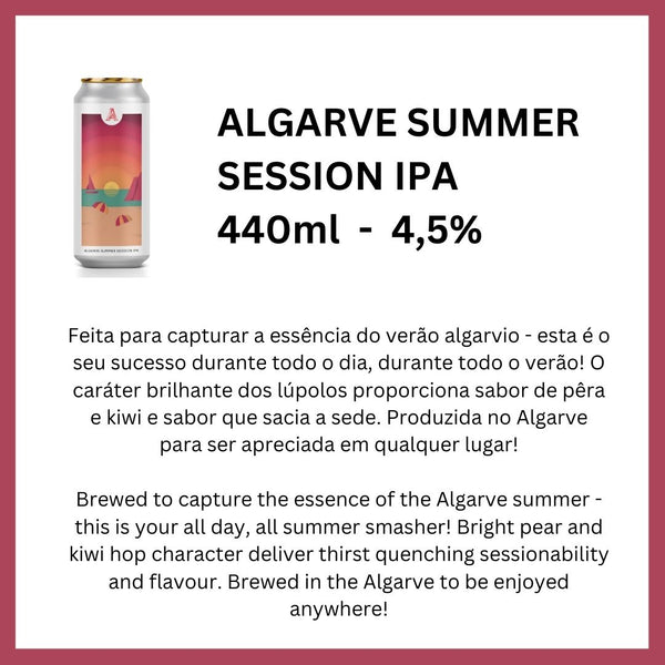 ALGARVE SUMMER SESSION IPA - NEW! - LESS 25% TILL END OF FEBRUARY